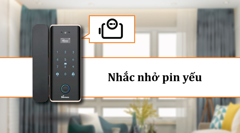 Demax SL900 G APP Wifi Remote - Nhắc nhở pin yếu